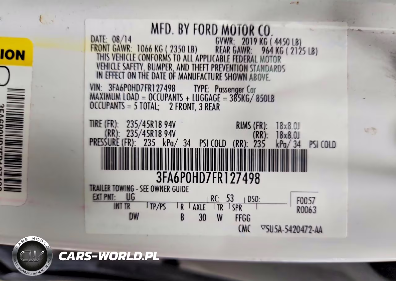 2015 Ford Fusion Se VIN:3FA6P0HD7FR127498 - 13