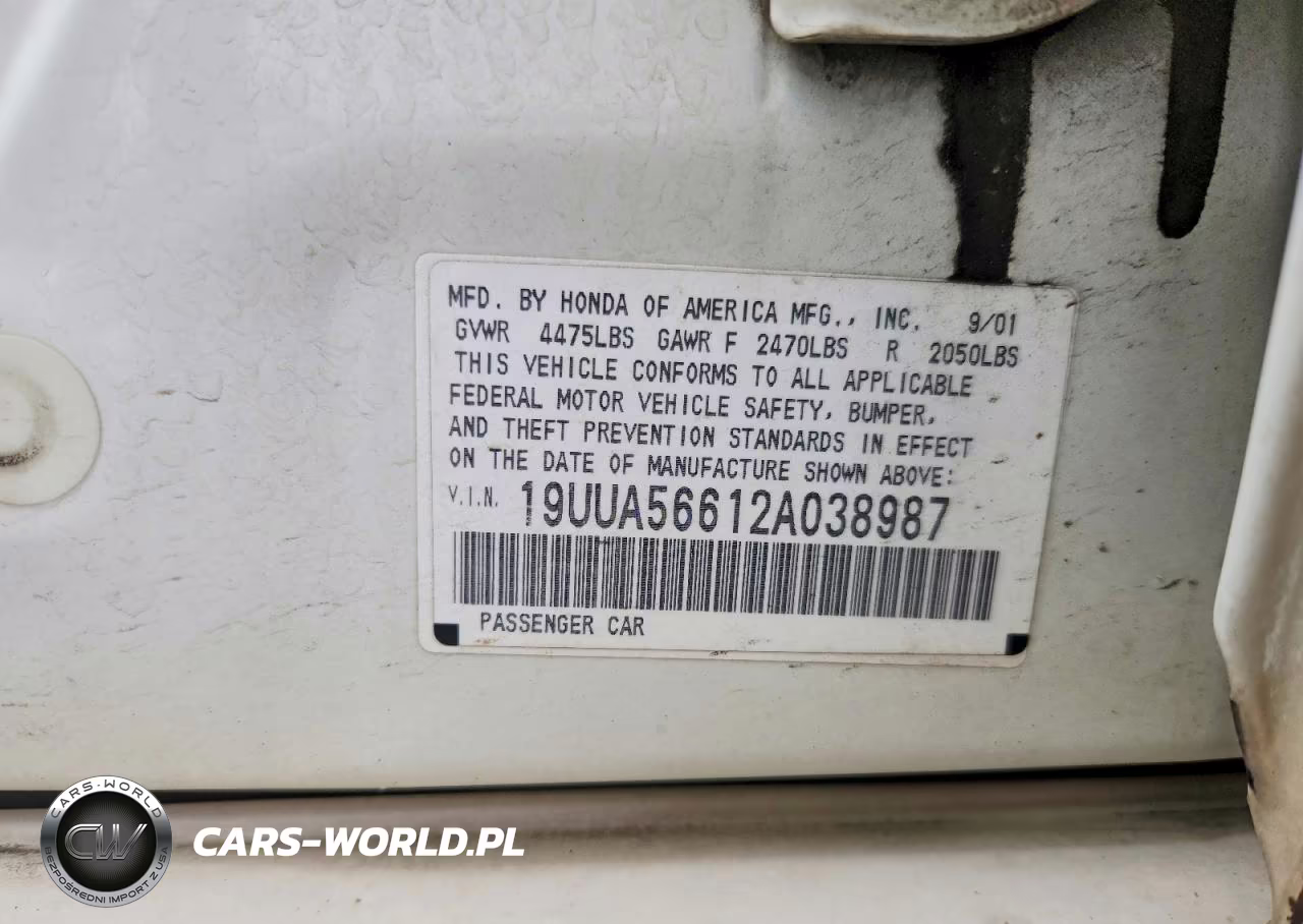2002 Acura 3.2Tl VIN:19UUA56612A038987 - 12