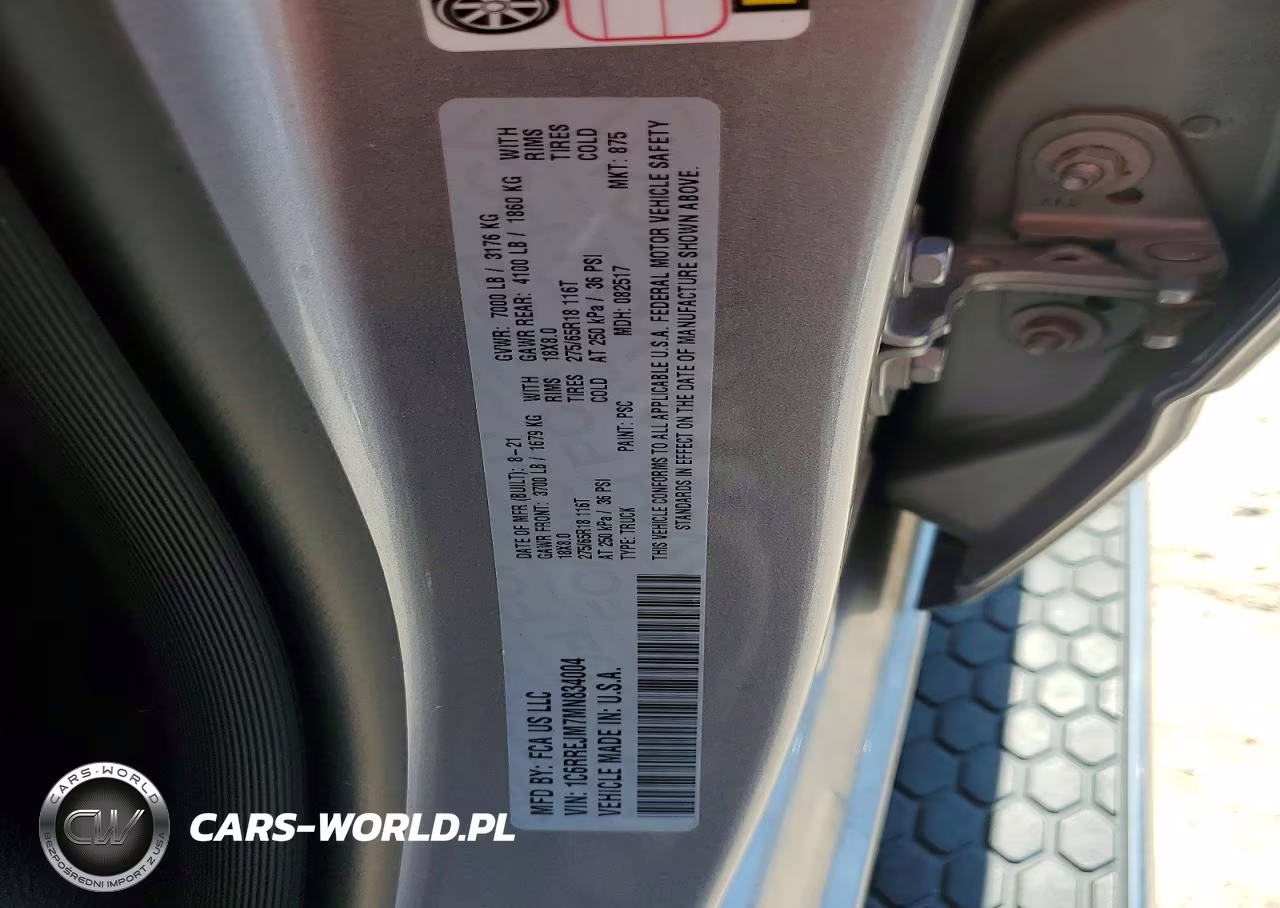 2021 Ram 1500 Laramie VIN:1C6RREJM7MN834004 - 12