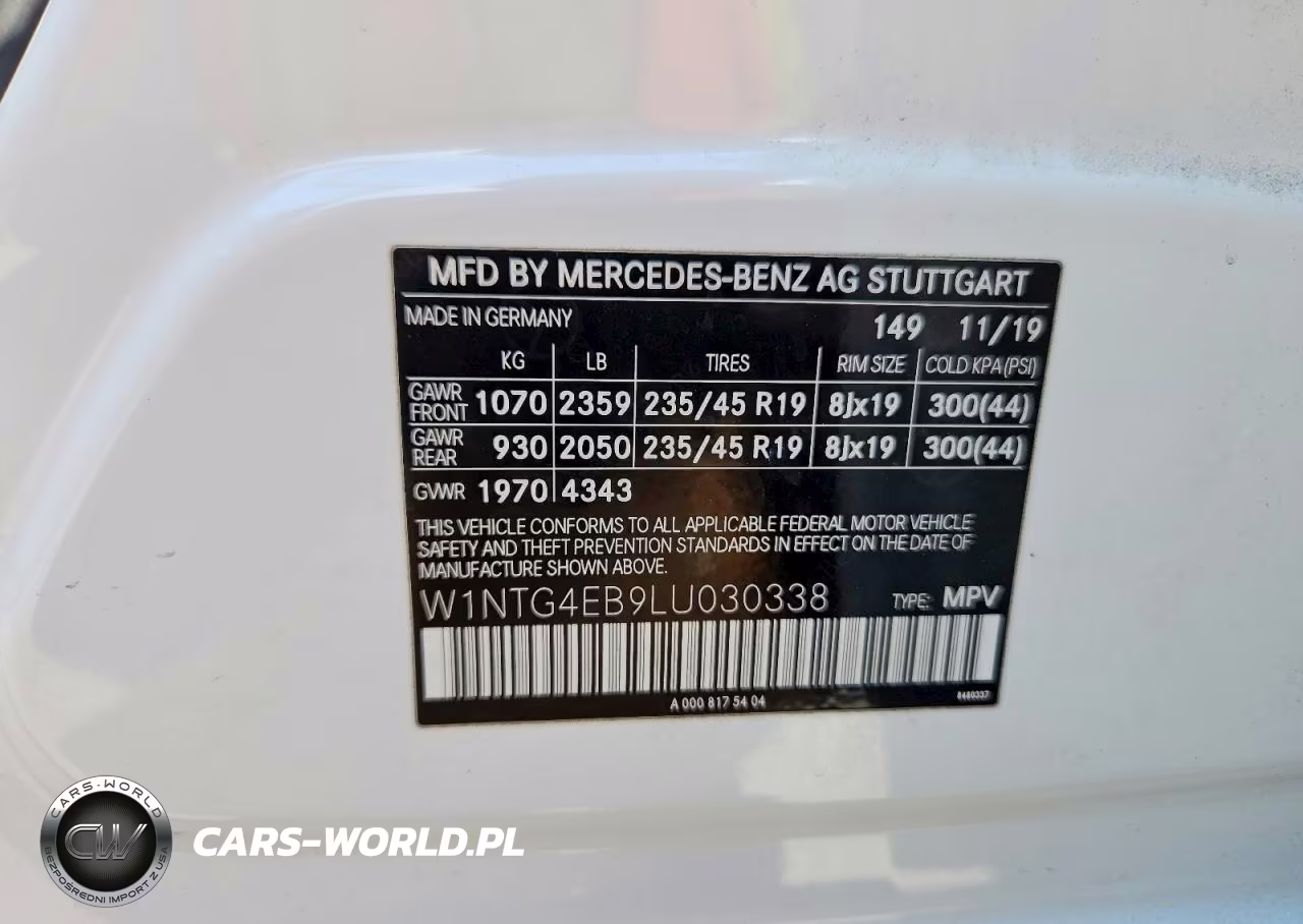 2020 Mercedes-Benz Gla 250 VIN:W1NTG4EB9LU030338 - 13