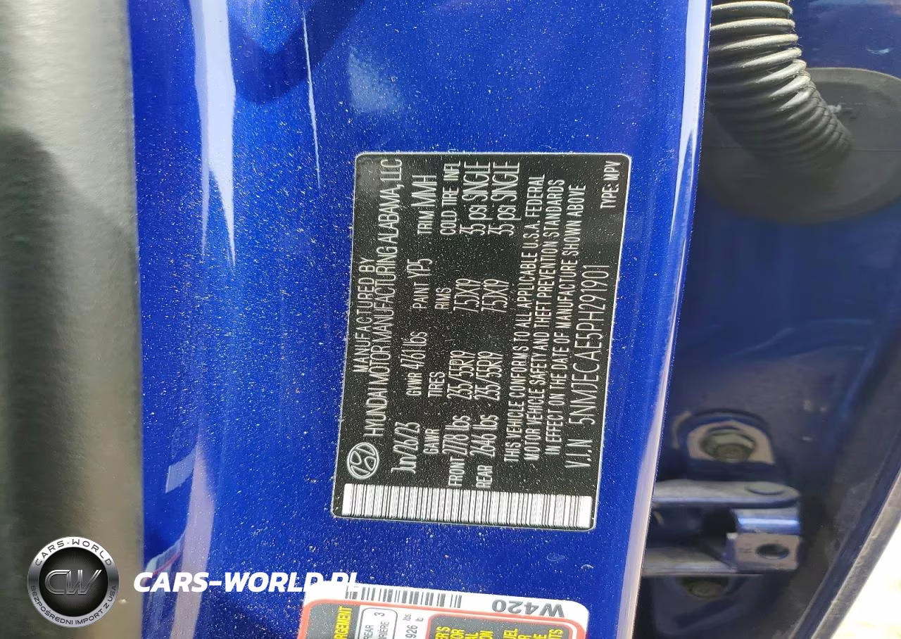 2023 Hyundai Tucson Limited VIN:5NMJECAE5PH291901 - 13