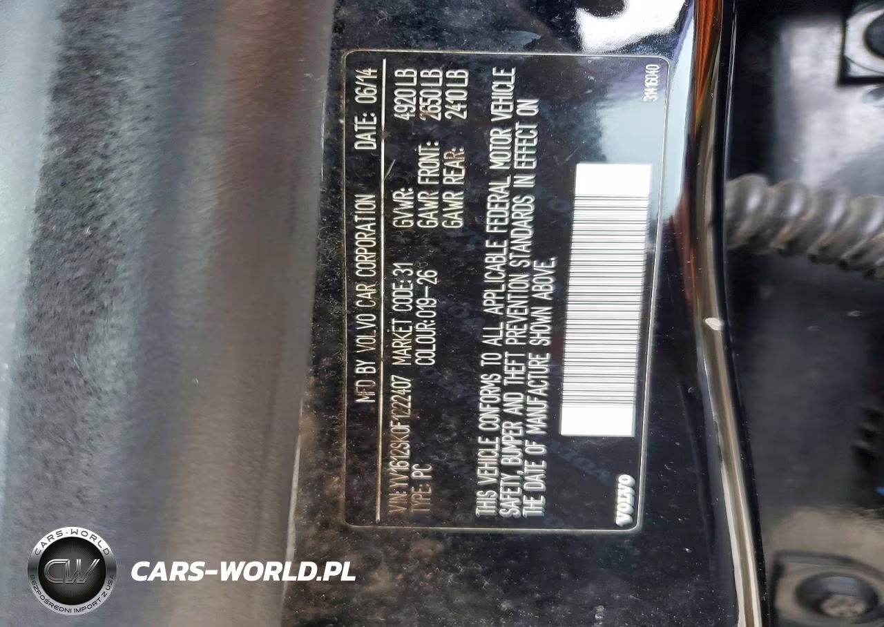 2015 Volvo V60 Premier VIN:YV1612SK0F1222407 - 12