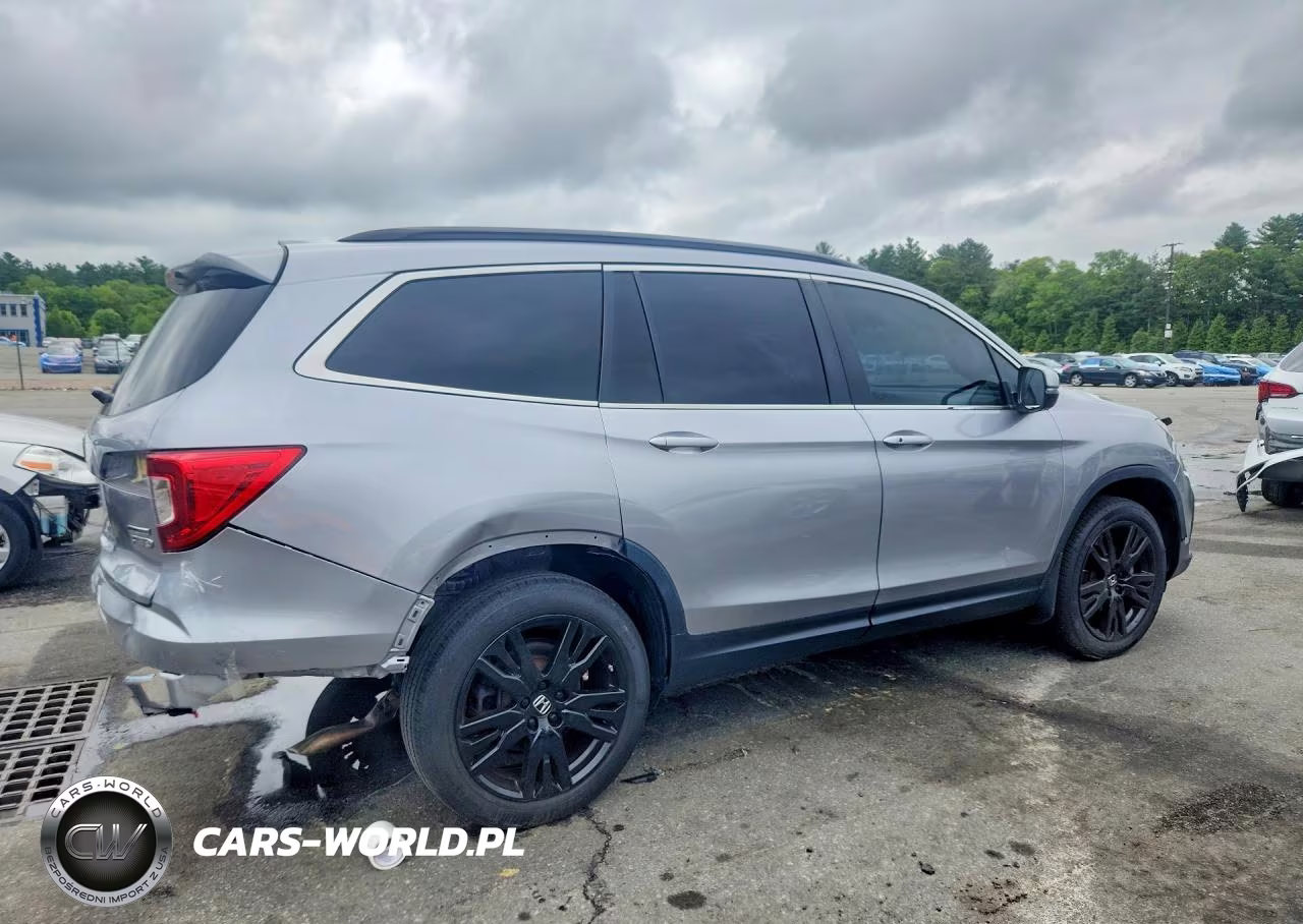 2022 Honda Pilot Se VIN:5FNYF6H28NB062605 - 3