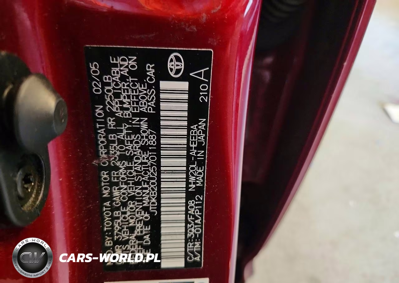 2005 Toyota Prius Base VIN:JTDKB20U257011887 - 12