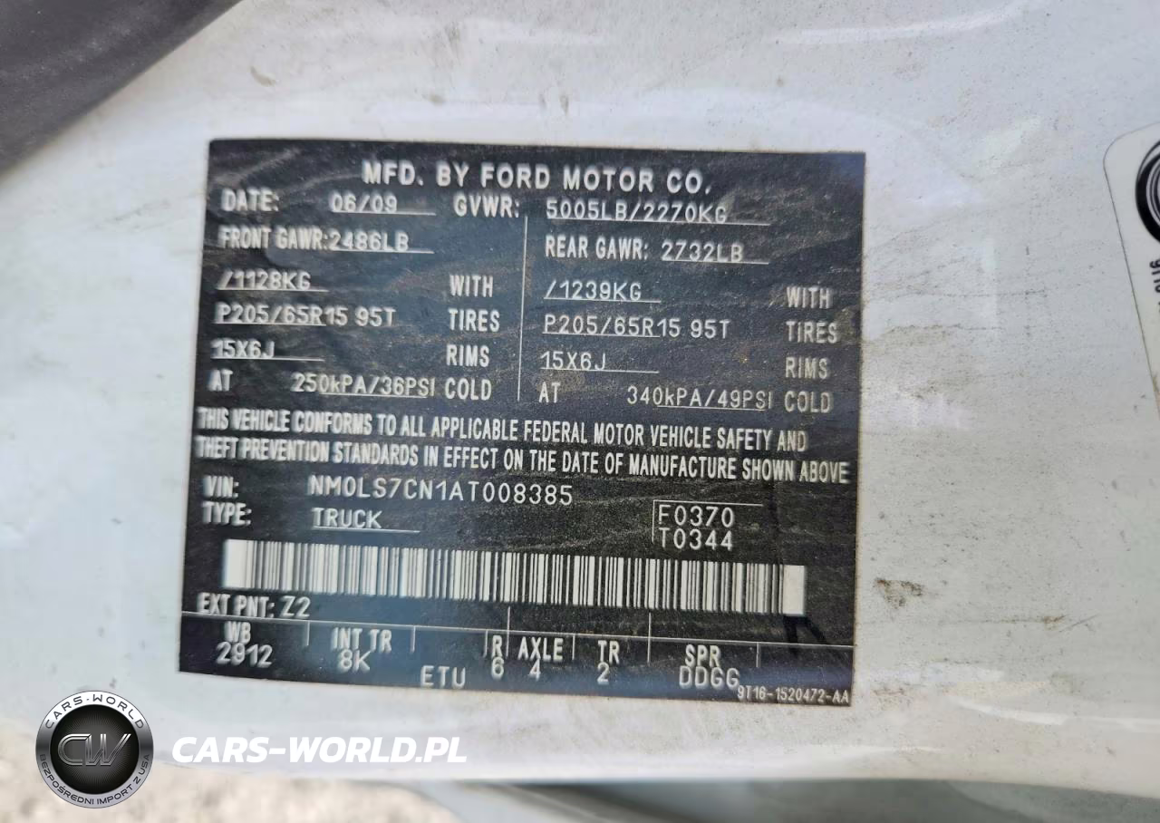 2010 Ford Transit Connect Xl VIN:NM0LS7CN1AT008385 - 13