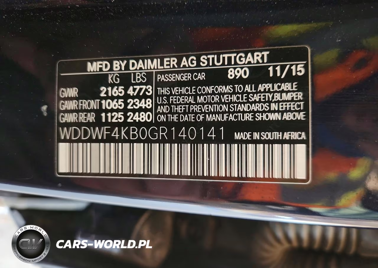 2016 Mercedes-Benz C 300 4Matic VIN:WDDWF4KB0GR140141 - 12