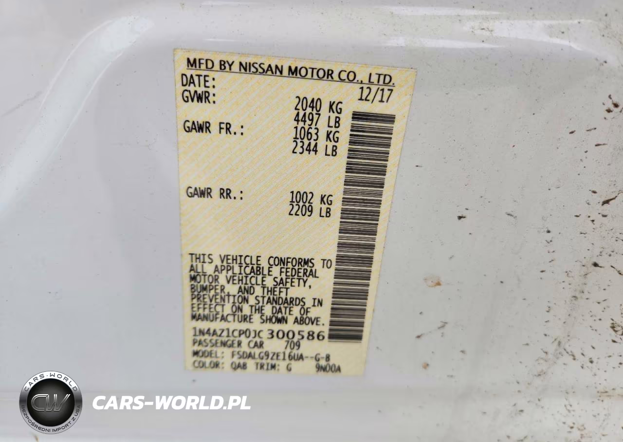 2018 Nissan Leaf Sl VIN:1N4AZ1CP0JC300586 - 12