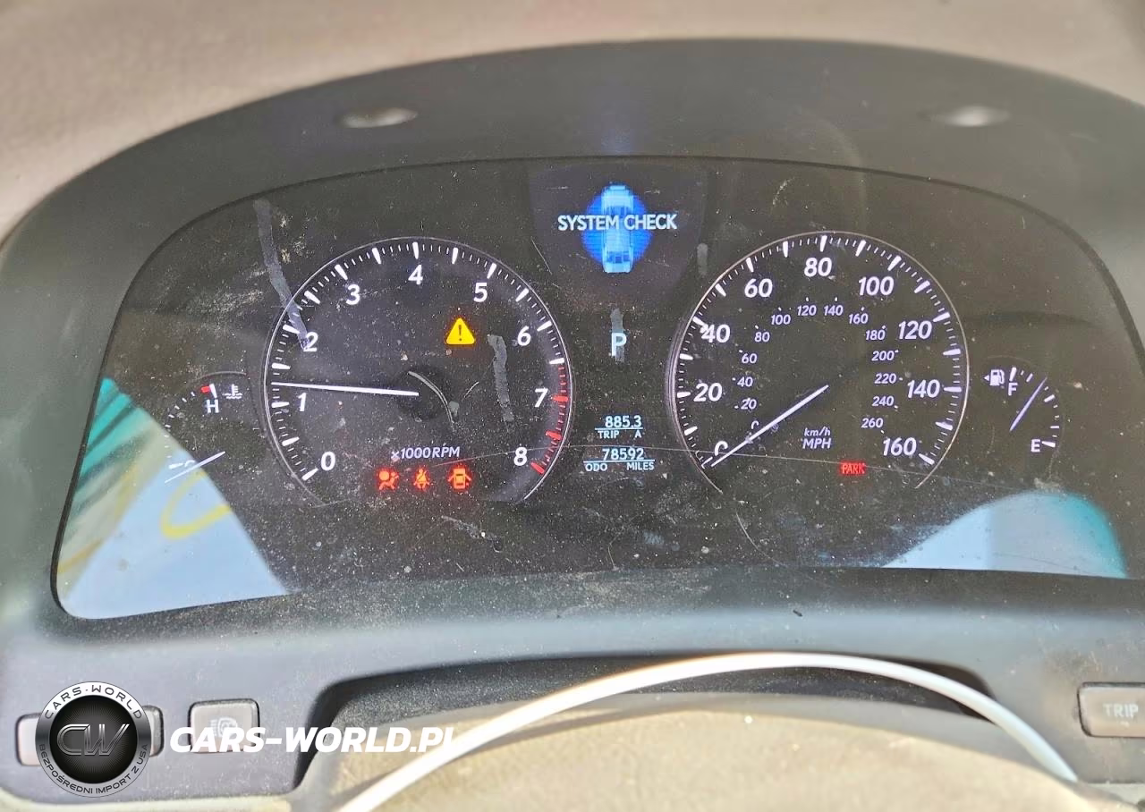 2007 Lexus Ls 460 VIN:JTHBL46F875037344 - 9