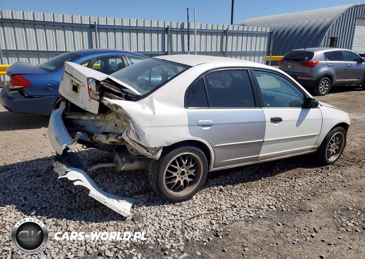 2001 Honda Civic Lx VIN:1HGES16501L048107 - 3