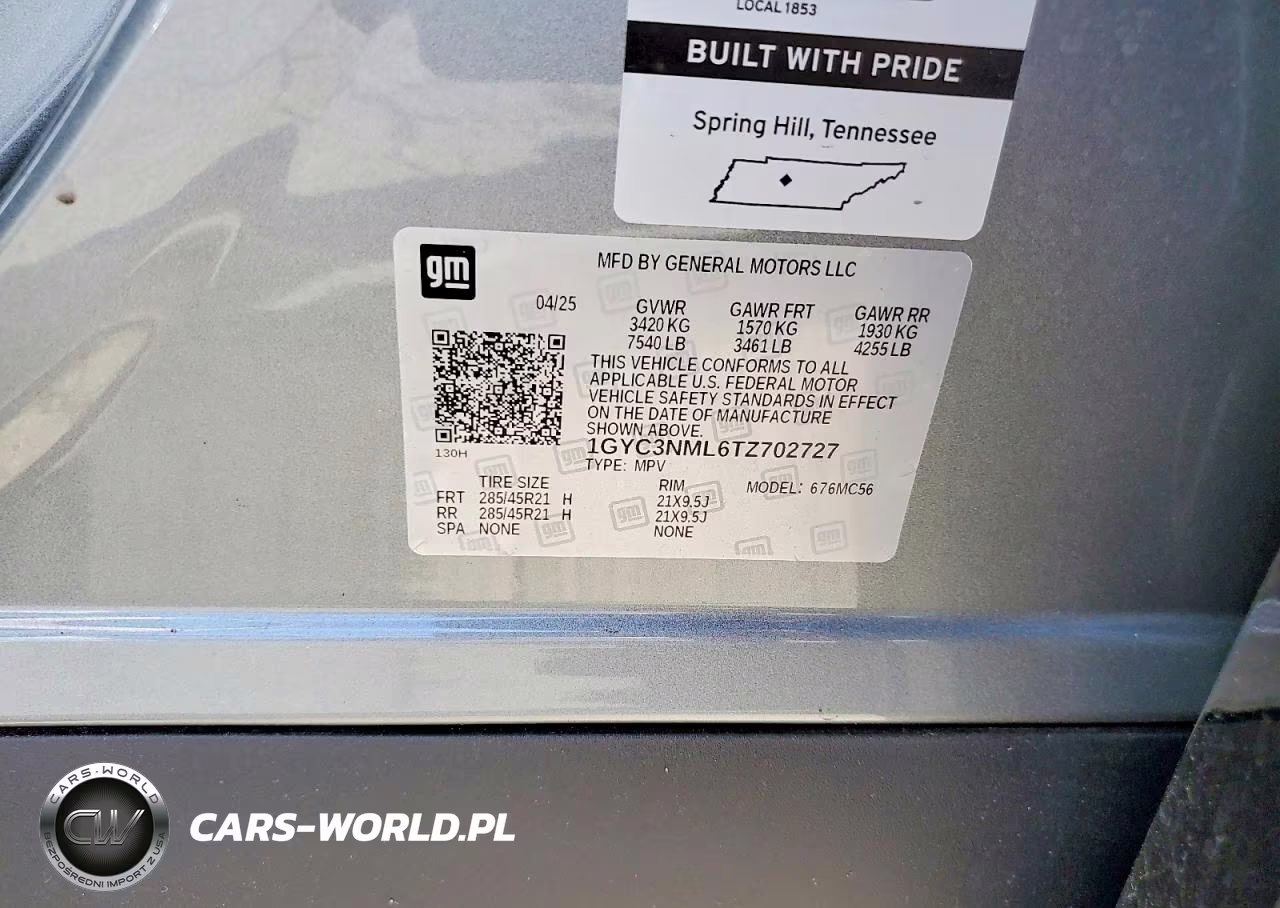 2026 Cadillac Vistiq Sport VIN:1GYC3NML6TZ702727 - 14