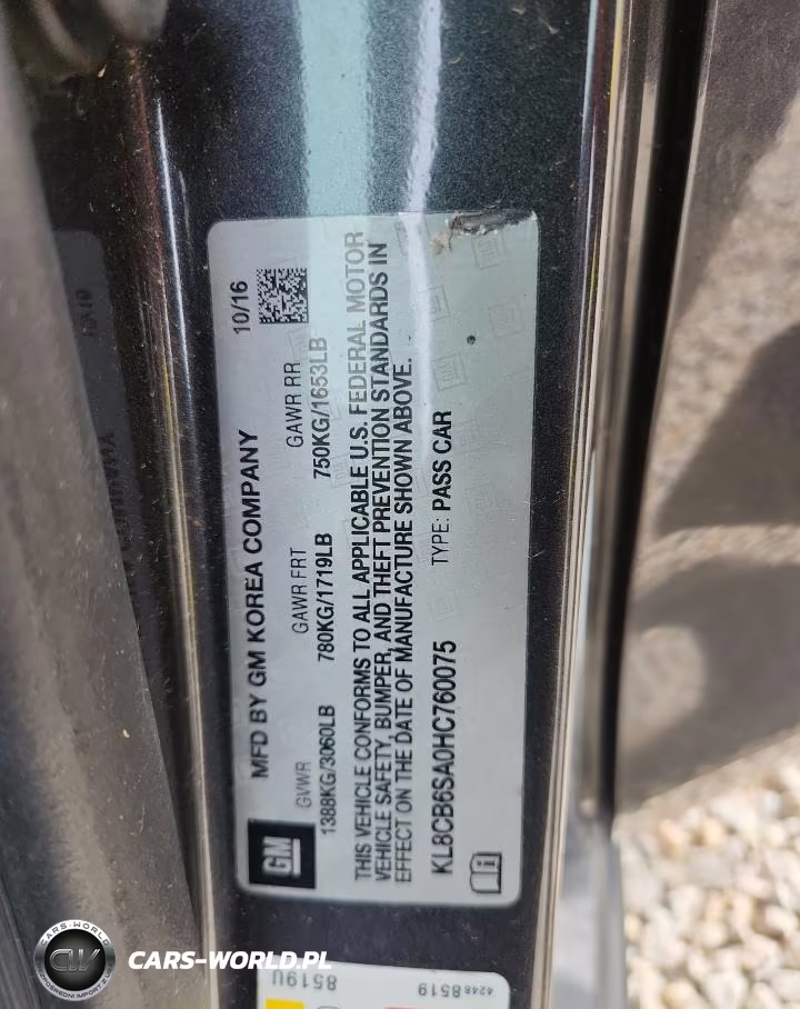 2017 Chevrolet Spark Ls VIN:KL8CB6SA0HC760075 - 12