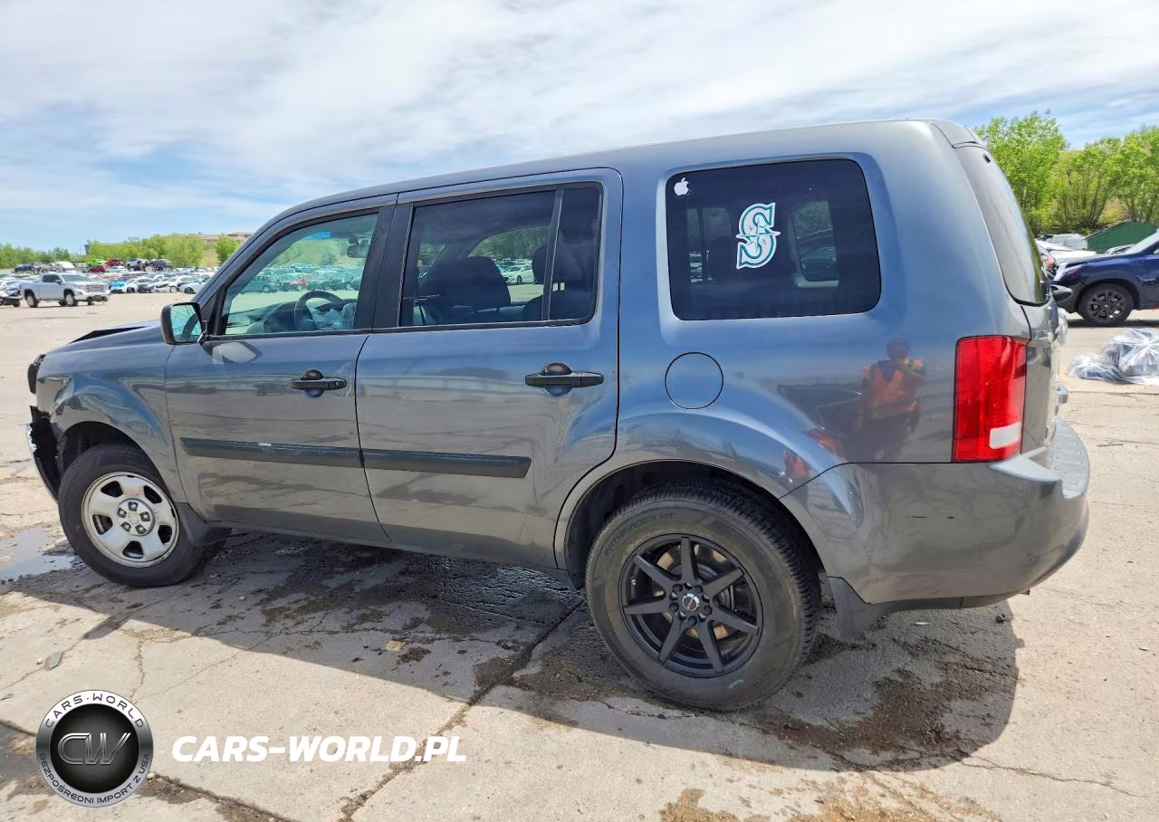 2012 Honda Pilot Lx VIN:5FNYF4H20CB077651 - 2