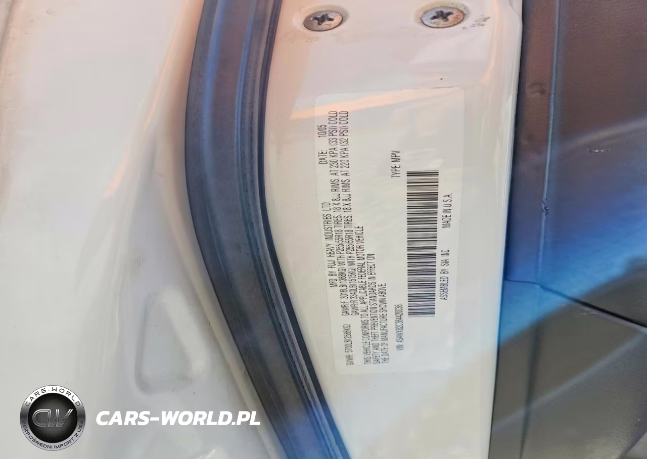 2006 Subaru B9 Tribeca 3.0 H6 VIN:4S4WX82C364420036 - 13