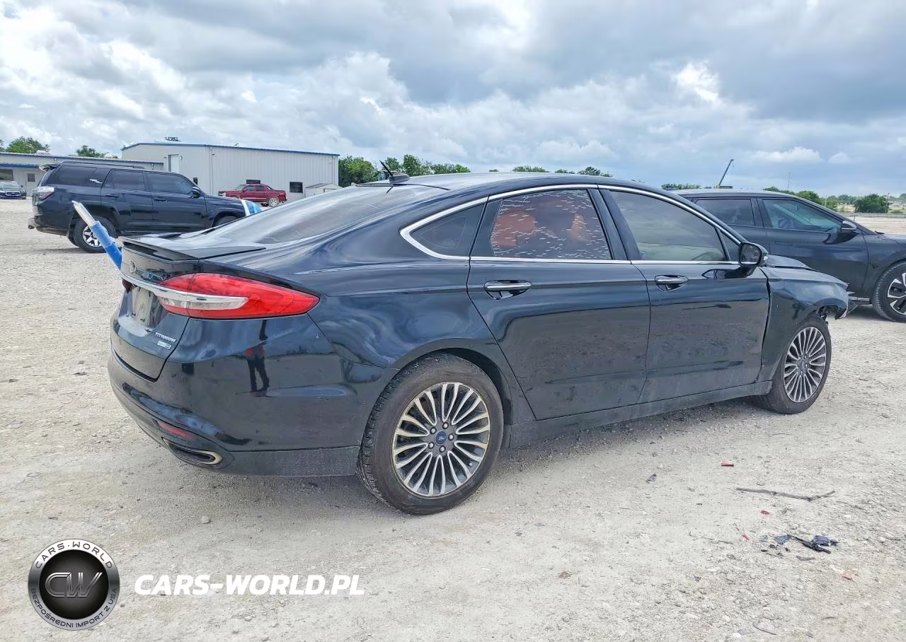 2018 Ford Fusion Titanium VIN:3FA6P0D93JR194240 - 3
