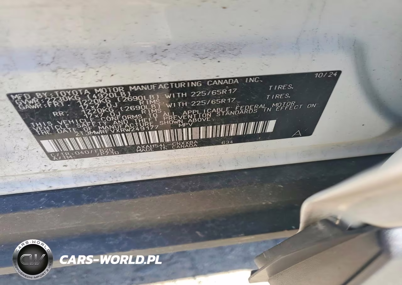 2024 Toyota Rav4 Le VIN:2T3MWRFVXRW249177 - 13
