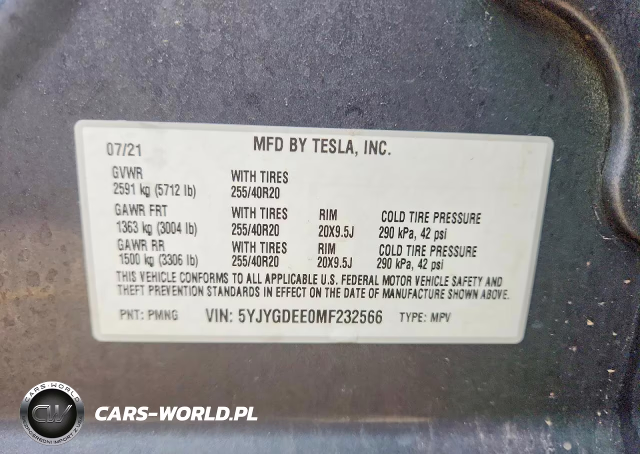 2021 Tesla Model Y VIN:5YJYGDEE0MF232566 - 13