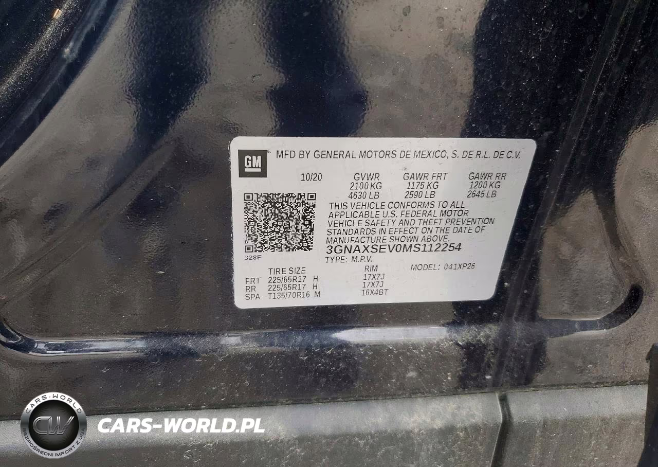 2021 Chevrolet Equinox Ls VIN:3GNAXSEV0MS112254 - 13