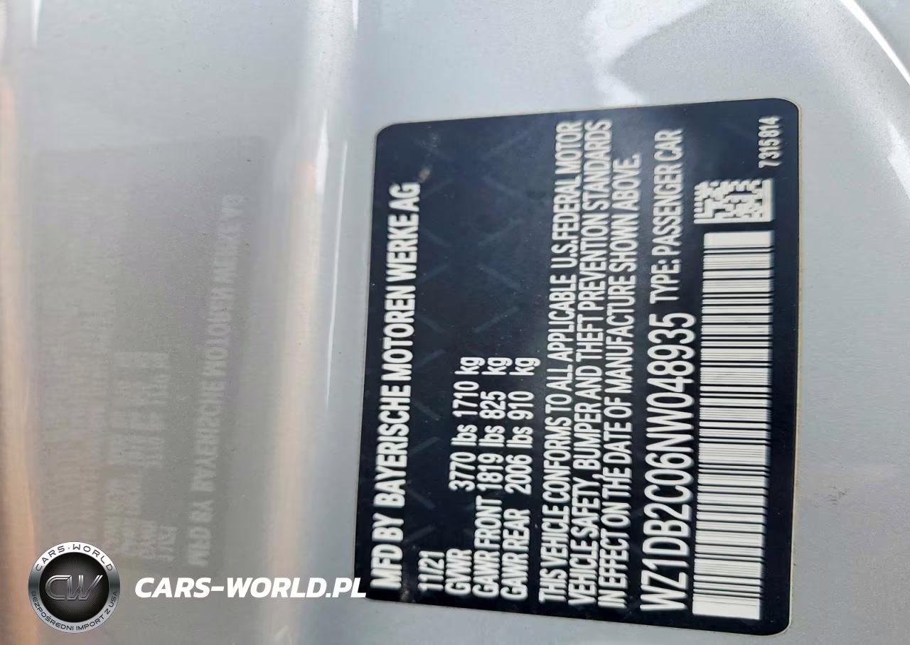 2022 Toyota Gr Supra 2.0 VIN:WZ1DB2C06NW048935 - 12