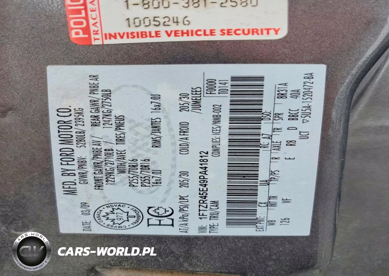 2009 Ford Ranger Super Cab VIN:1FTZR45E49PA41812 - 13