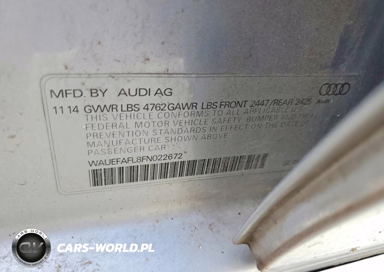 2015 Audi A4 Premium Plus VIN:WAUEFAFL8FN022672 - 12
