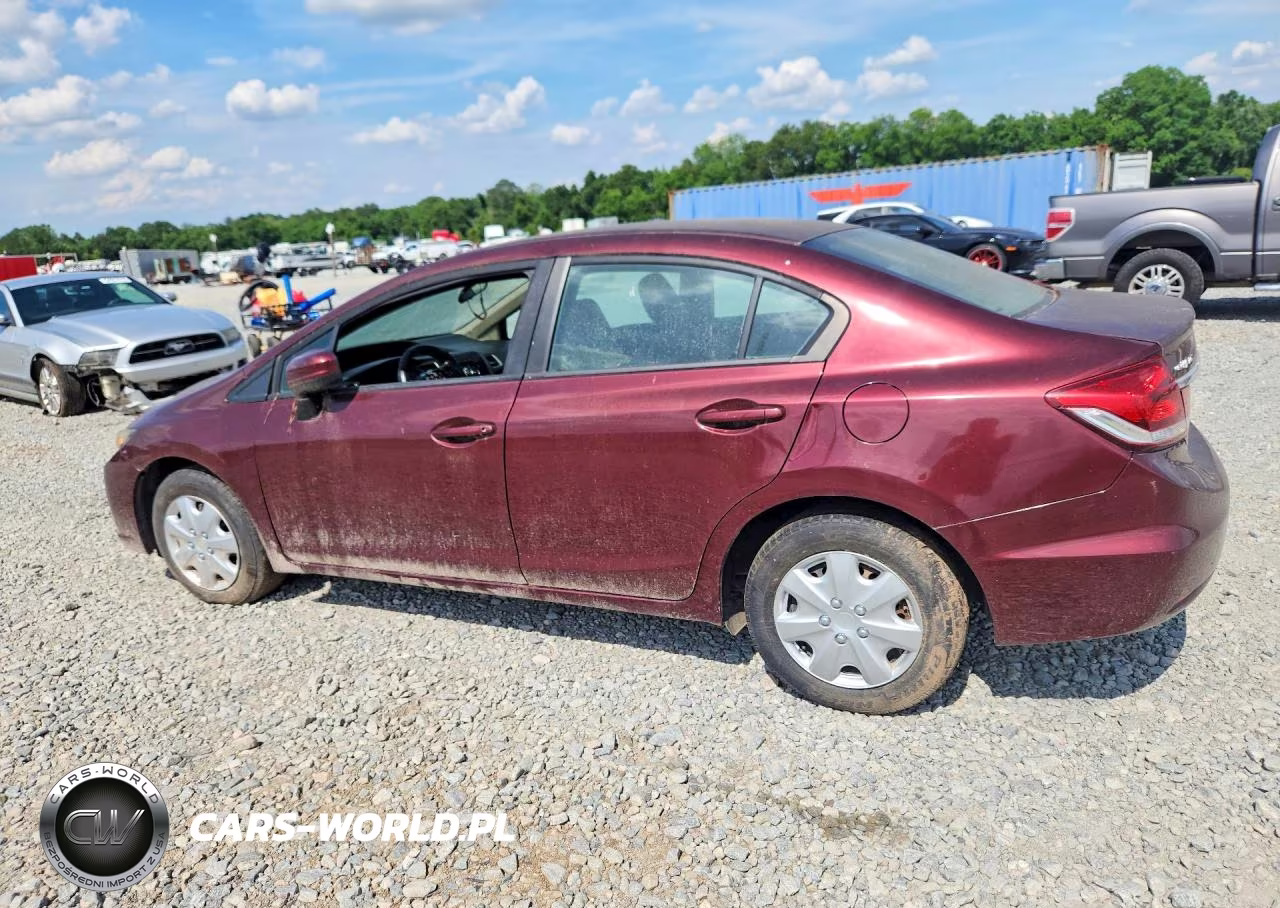 2014 Honda Civic Lx VIN:19XFB2F51EE046034 - 2
