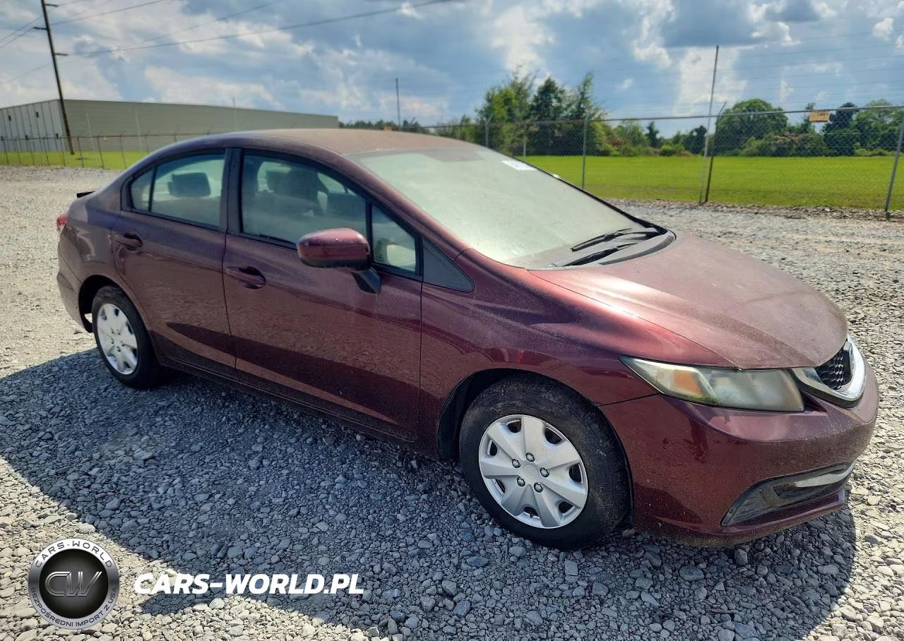 2014 Honda Civic Lx VIN:19XFB2F51EE046034 - 4