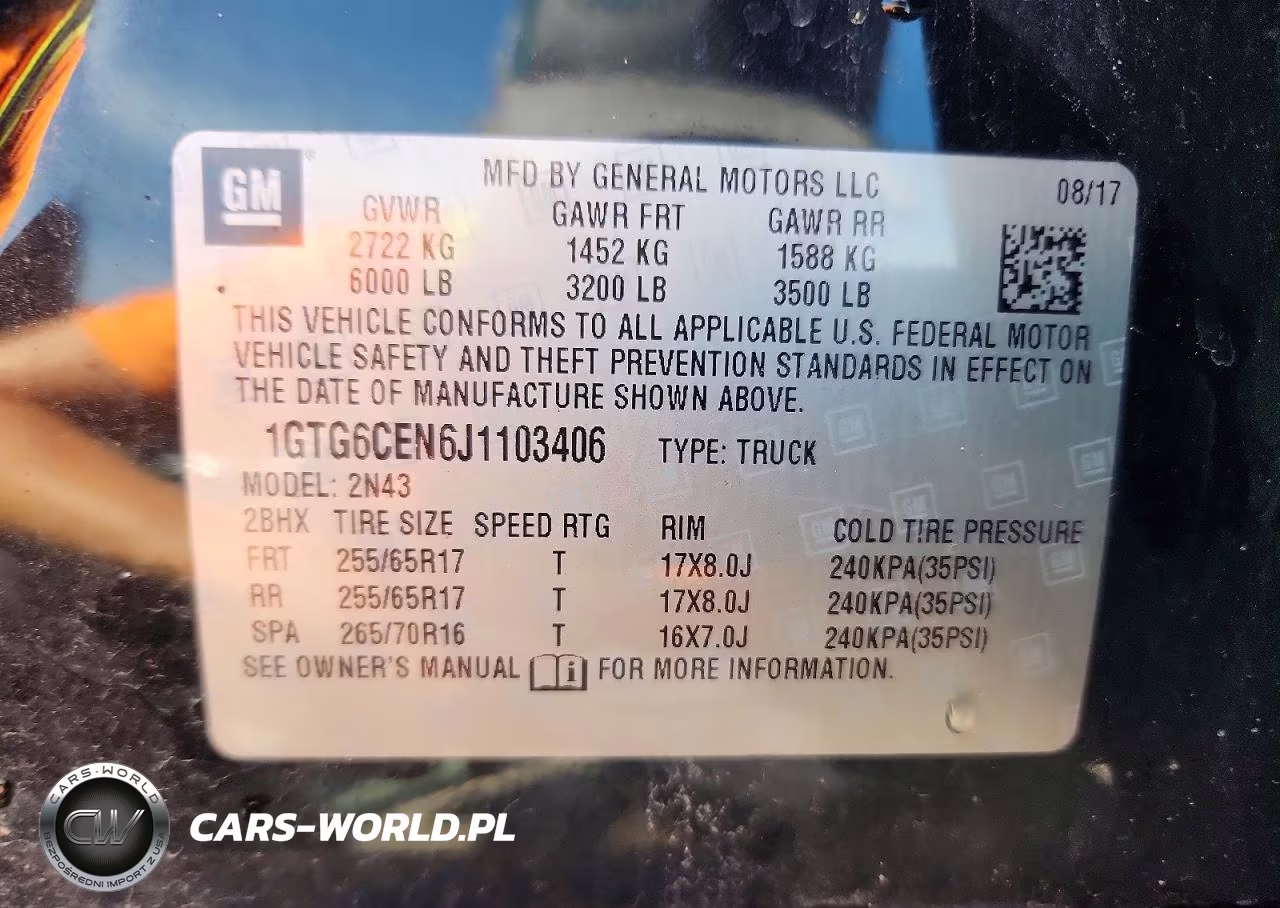 2018 GMC Canyon Sle VIN:1GTG6CEN6J1103406 - 12