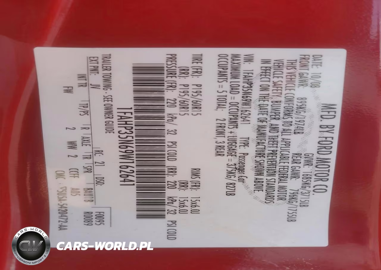 2009 Ford Focus Se VIN:1FAHP35N69W162641 - 12
