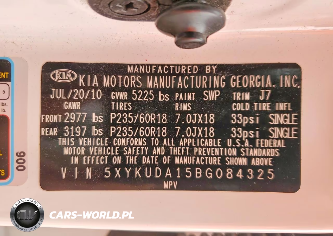 2011 Kia Sorento Ex VIN:5XYKUDA15BG084325 - 13