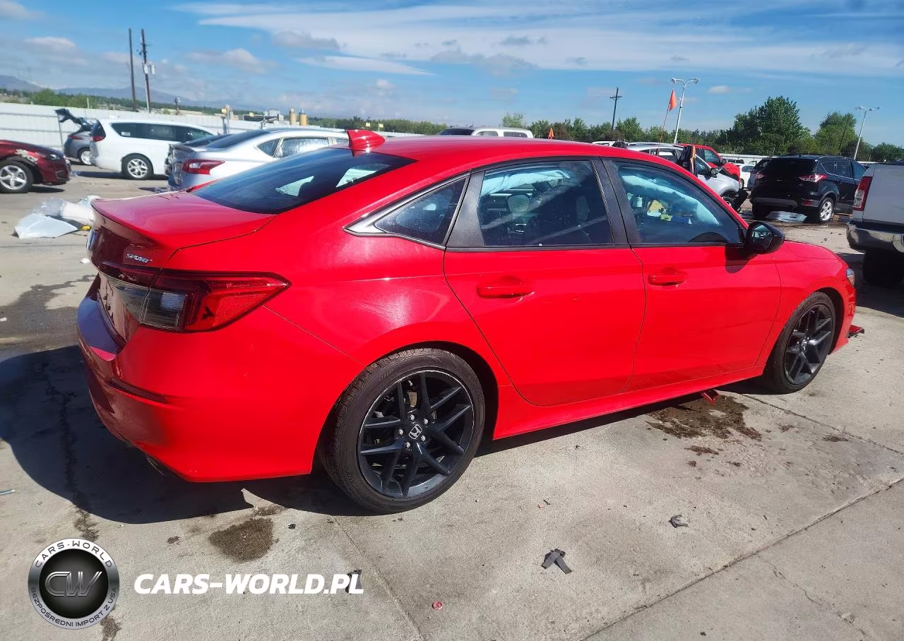 2022 Honda Civic Sport VIN:2HGFE2F5XNH557593 - 3