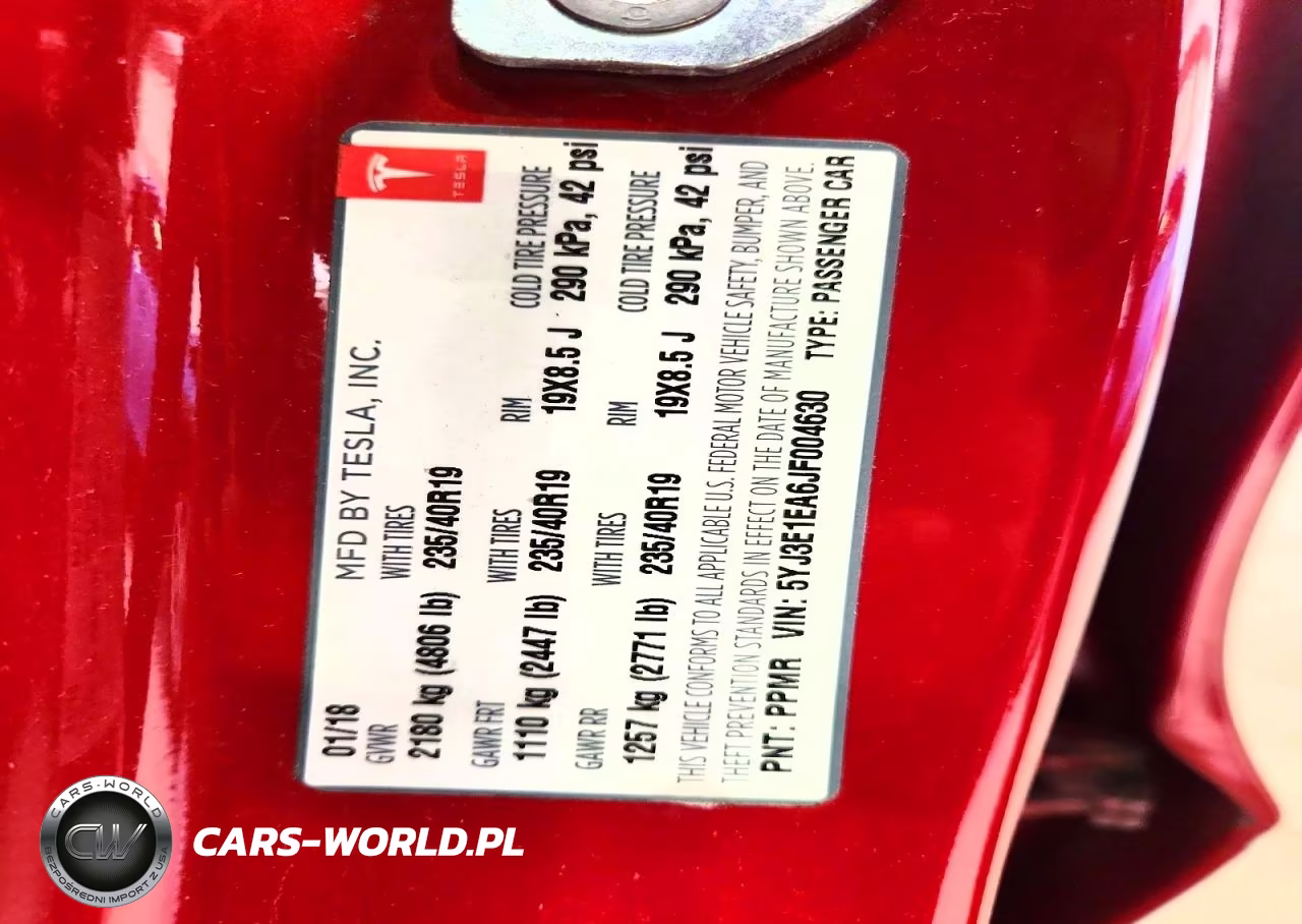 2018 Tesla Model 3 VIN:5YJ3E1EA6JF004630 - 12