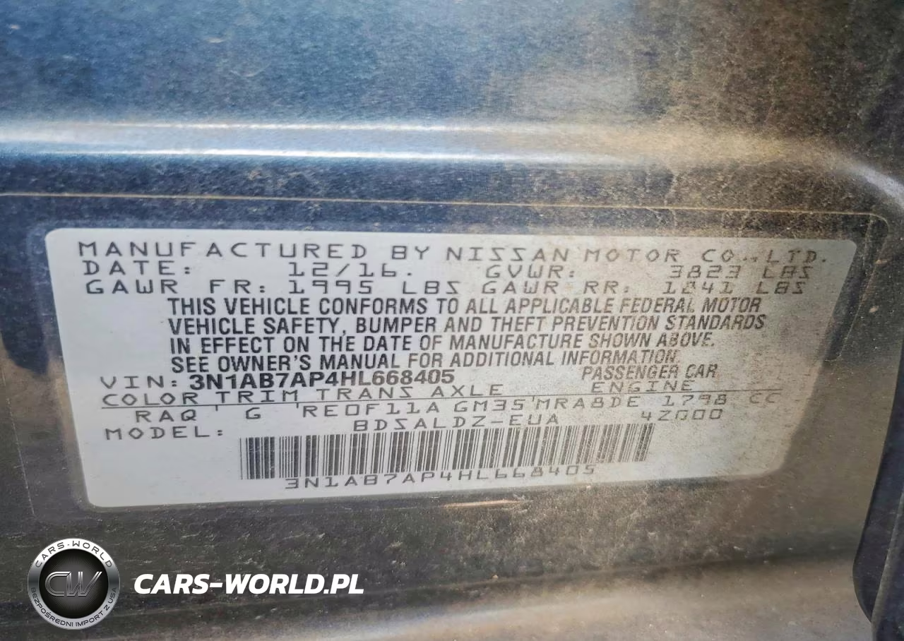 2017 Nissan Sentra Sv VIN:3N1AB7AP4HL668405 - 13