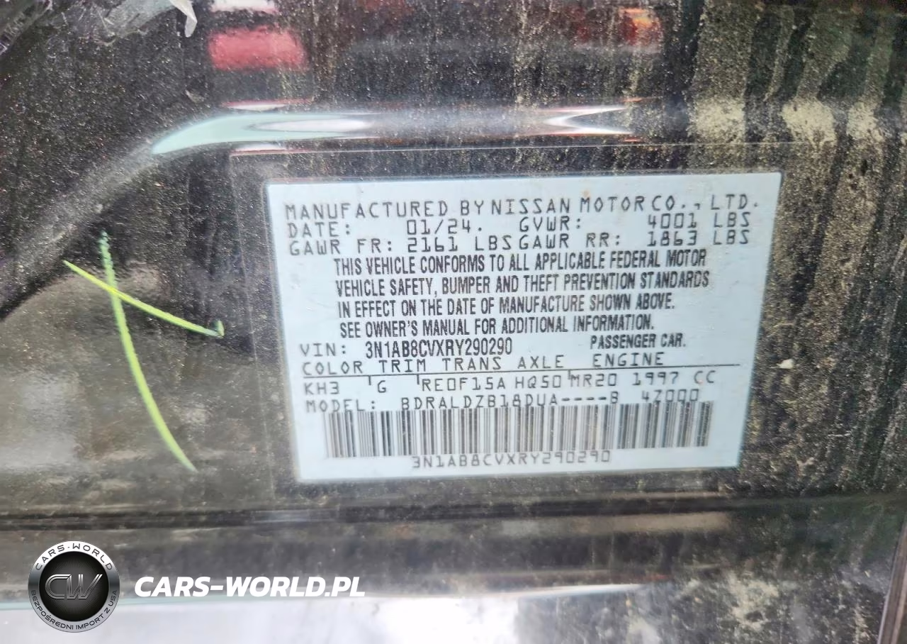 2024 Nissan Sentra Sv VIN:3N1AB8CVXRY290290 - 12