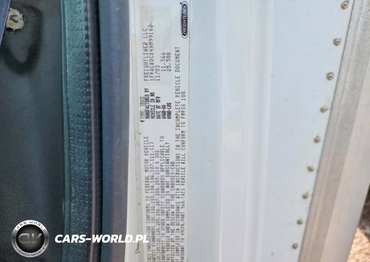 2004 Freightliner Business Class M2 Refrigerated Box Truck VIN:1FVACWDCX4HM99162 - 13