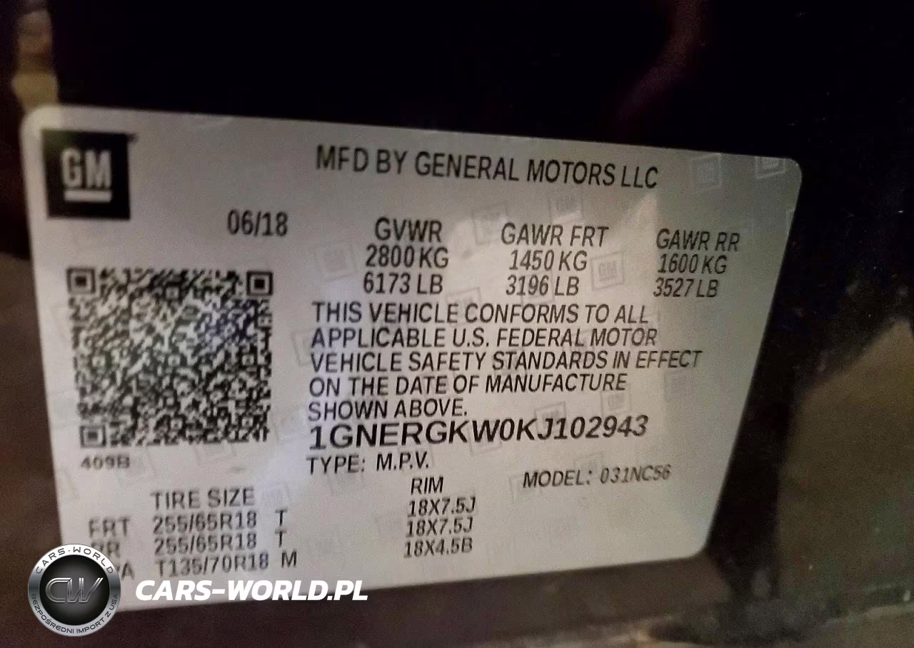 2019 Chevrolet Traverse Lt VIN:1GNERGKW0KJ102943 - 14