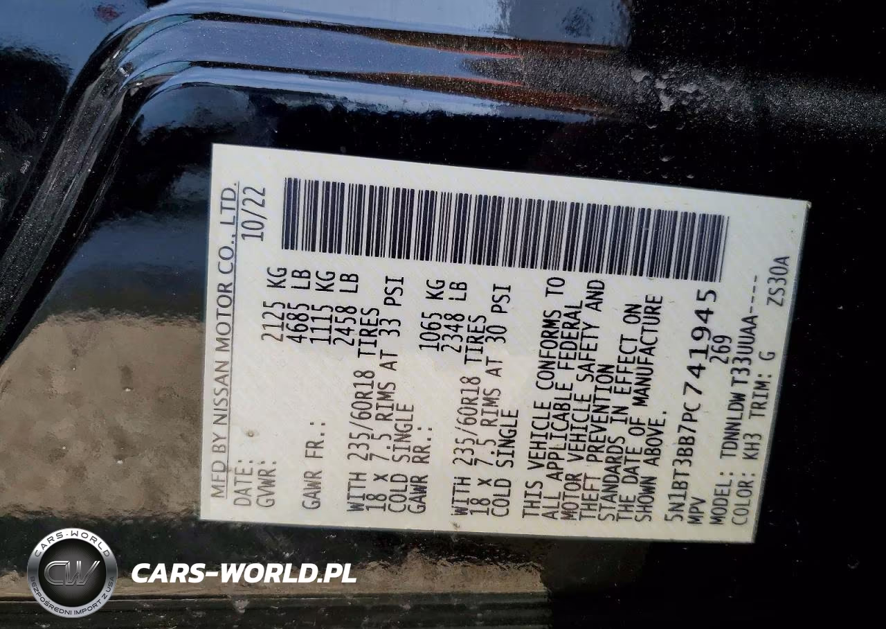 2023 Nissan Rogue Sv VIN:5N1BT3BB7PC741945 - 13