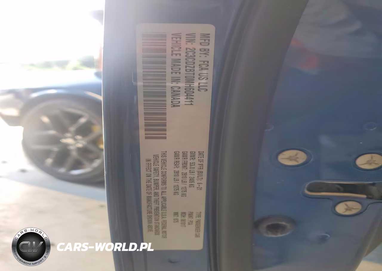 2021 Dodge Challenger R VIN:2C3CDZBT0MH604411 - 13