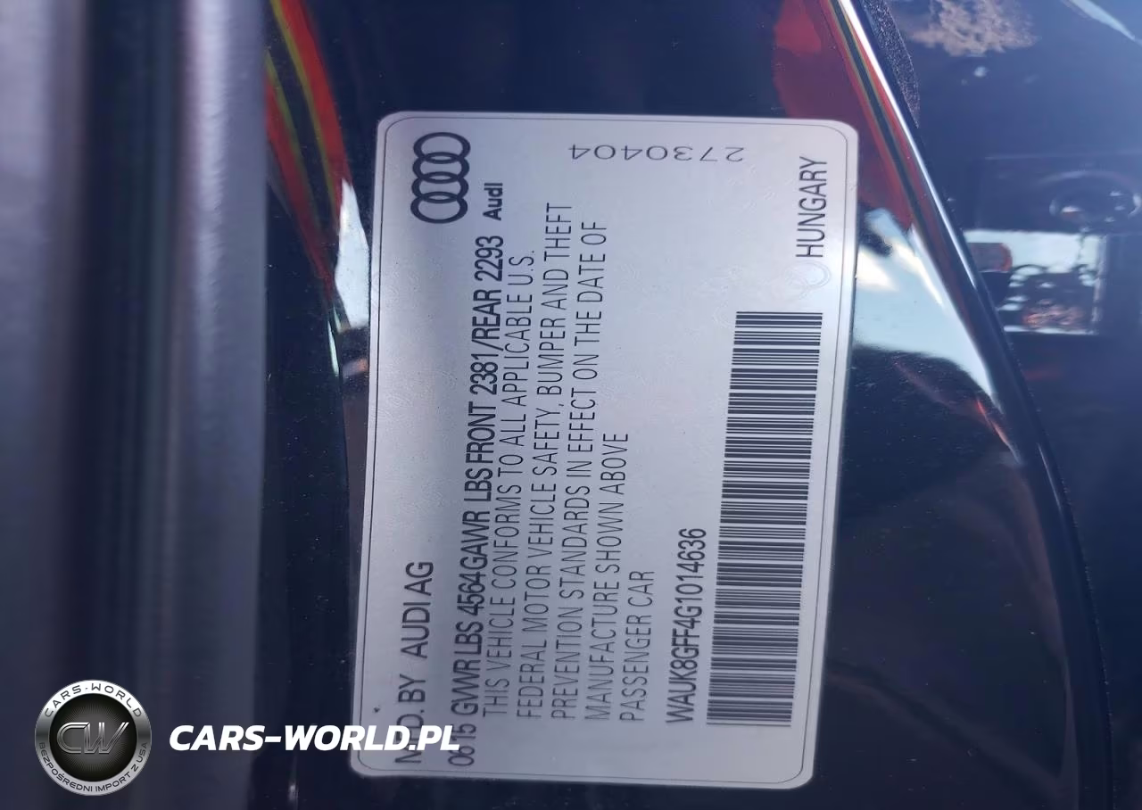 2016 Audi A3 Prestige S-Line VIN:WAUK8GFF4G1014636 - 12
