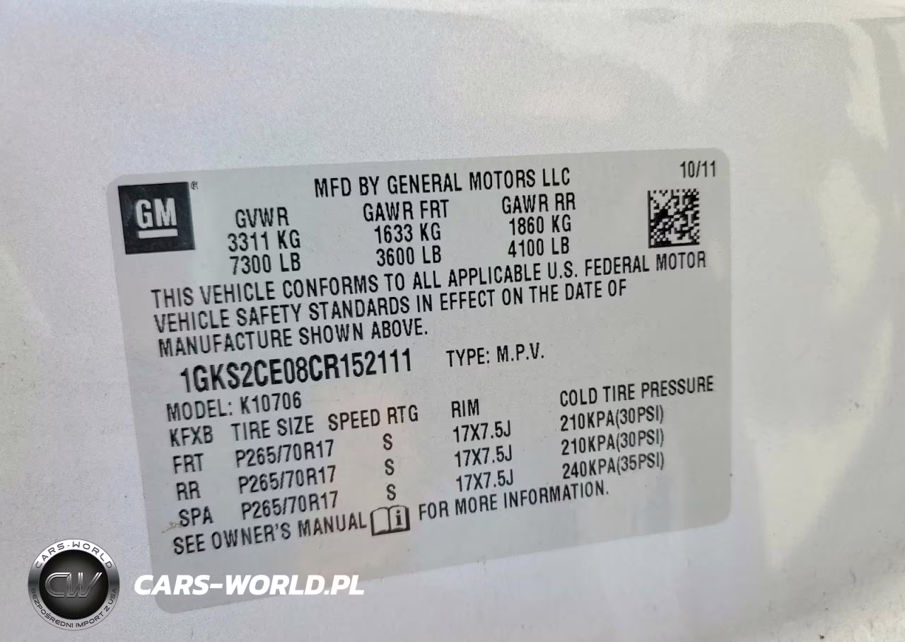 2012 GMC Yukon Slt VIN:1GKS2CE08CR152111 - 13