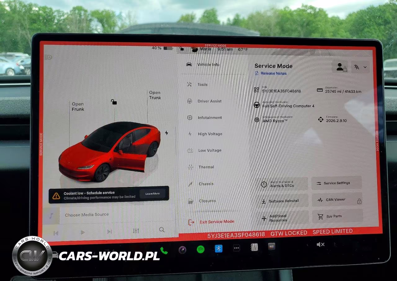 2025 Tesla Model 3 VIN:5YJ3E1EA3SF048618 - 9