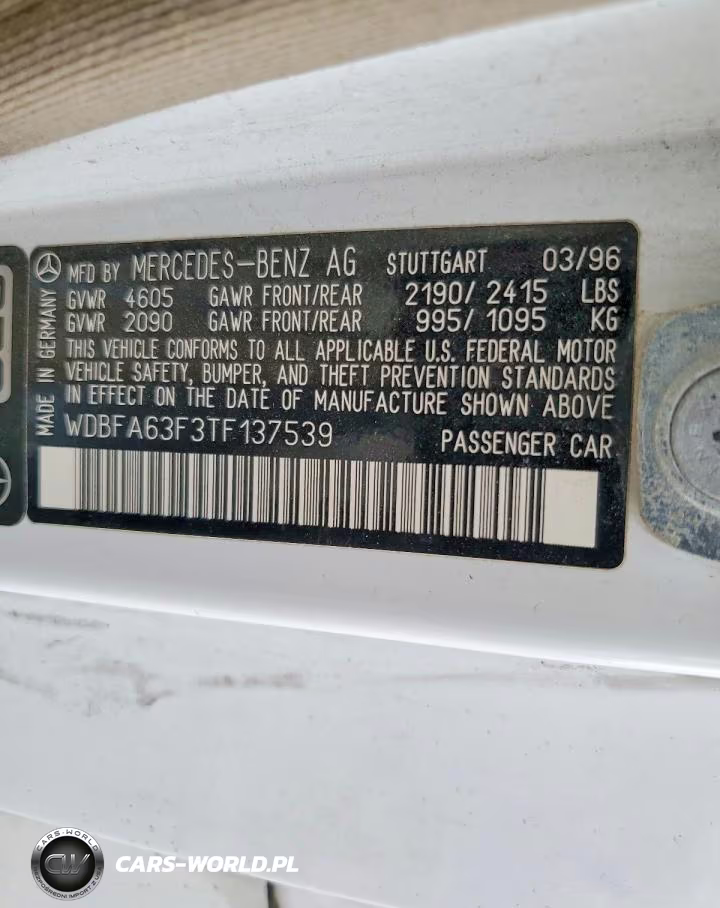 1996 Mercedes-Benz Sl 320 VIN:WDBFA63F3TF137539 - 12