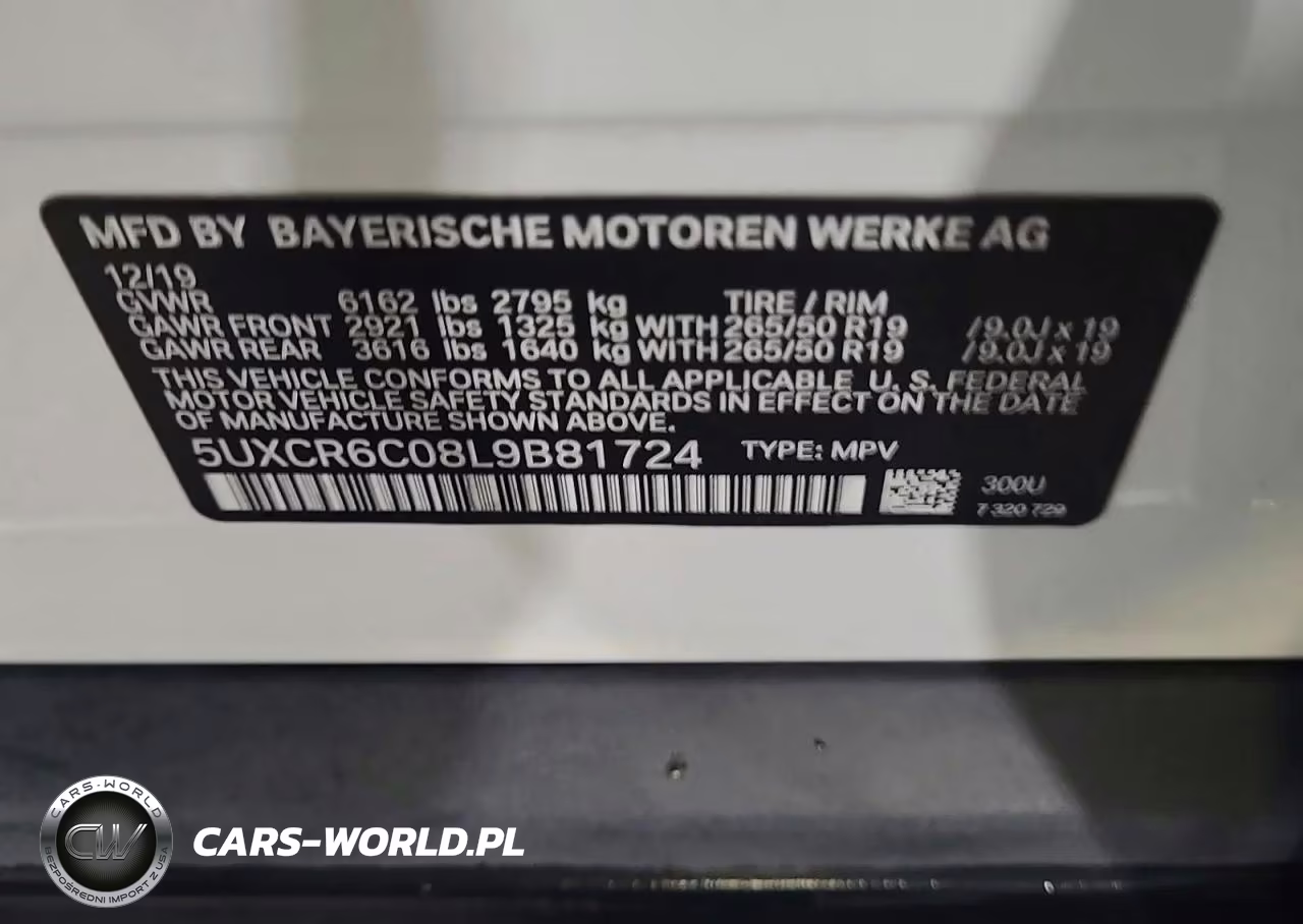 2020 BMW X5 xDrive40I VIN:5UXCR6C08L9B81724 - 10