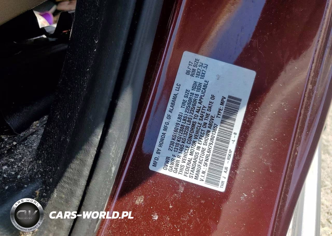 2018 Honda Odyssey Exl VIN:5FNRL6H79JB013657 - 12
