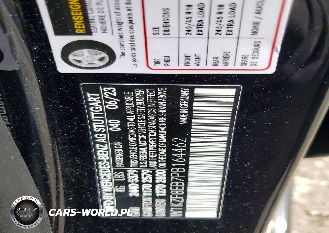 2023 Mercedes-Benz E 350 4Matic VIN:W1KZF8EB7PB164462 - 13