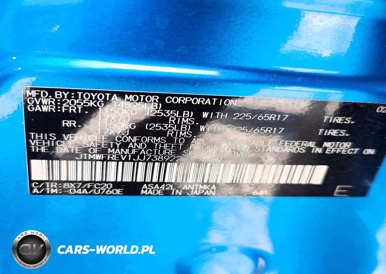 2018 Toyota Rav4 Xle VIN:JTMWFREV1JJ738922 - 13