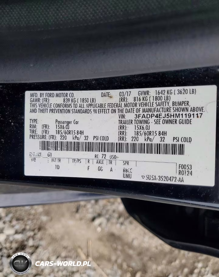 2017 Ford Fiesta Se VIN:3FADP4EJ5HM119117 - 13