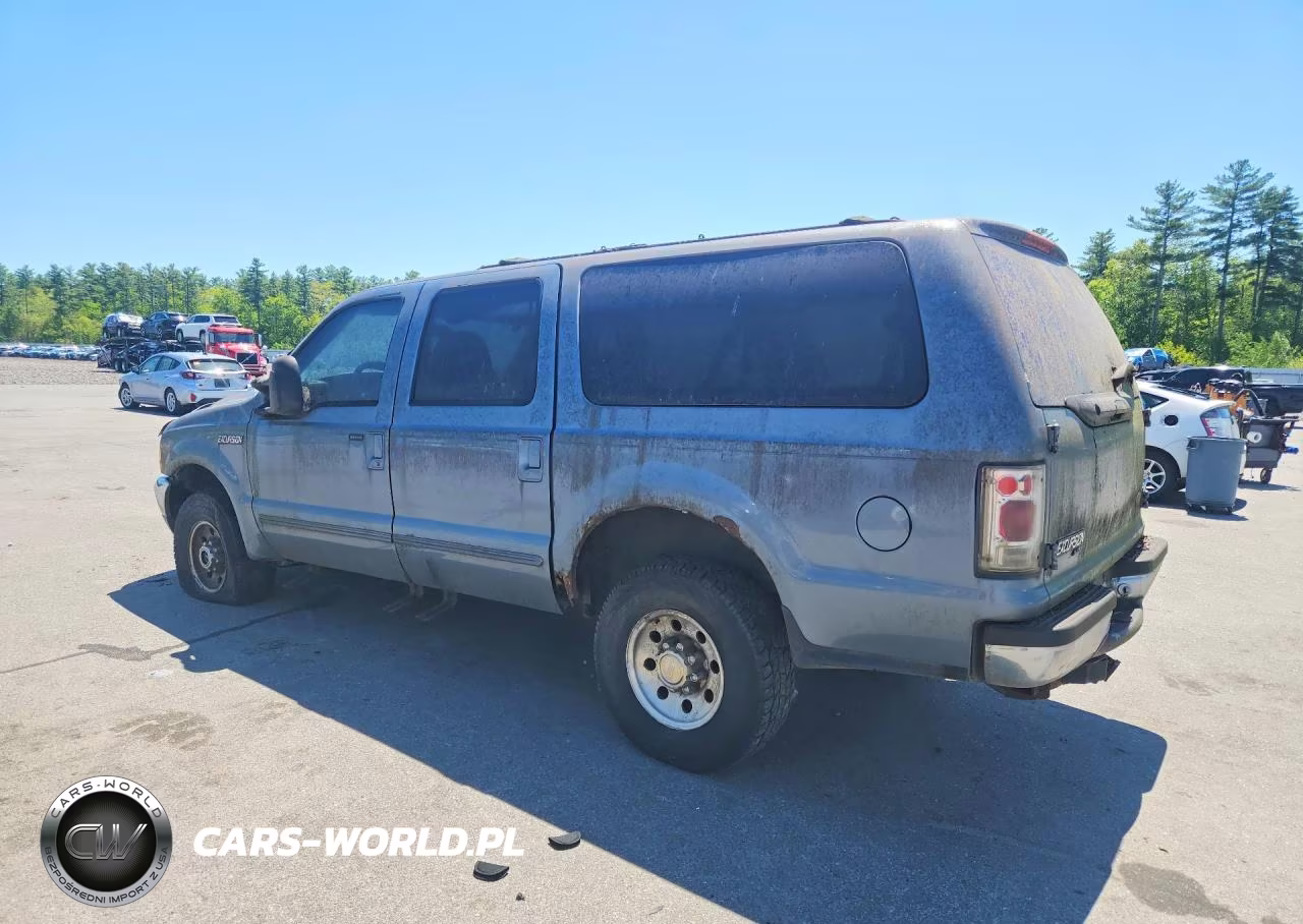 2000 Ford Excursion Xlt VIN:1FMSU41F8YED27960 - 2