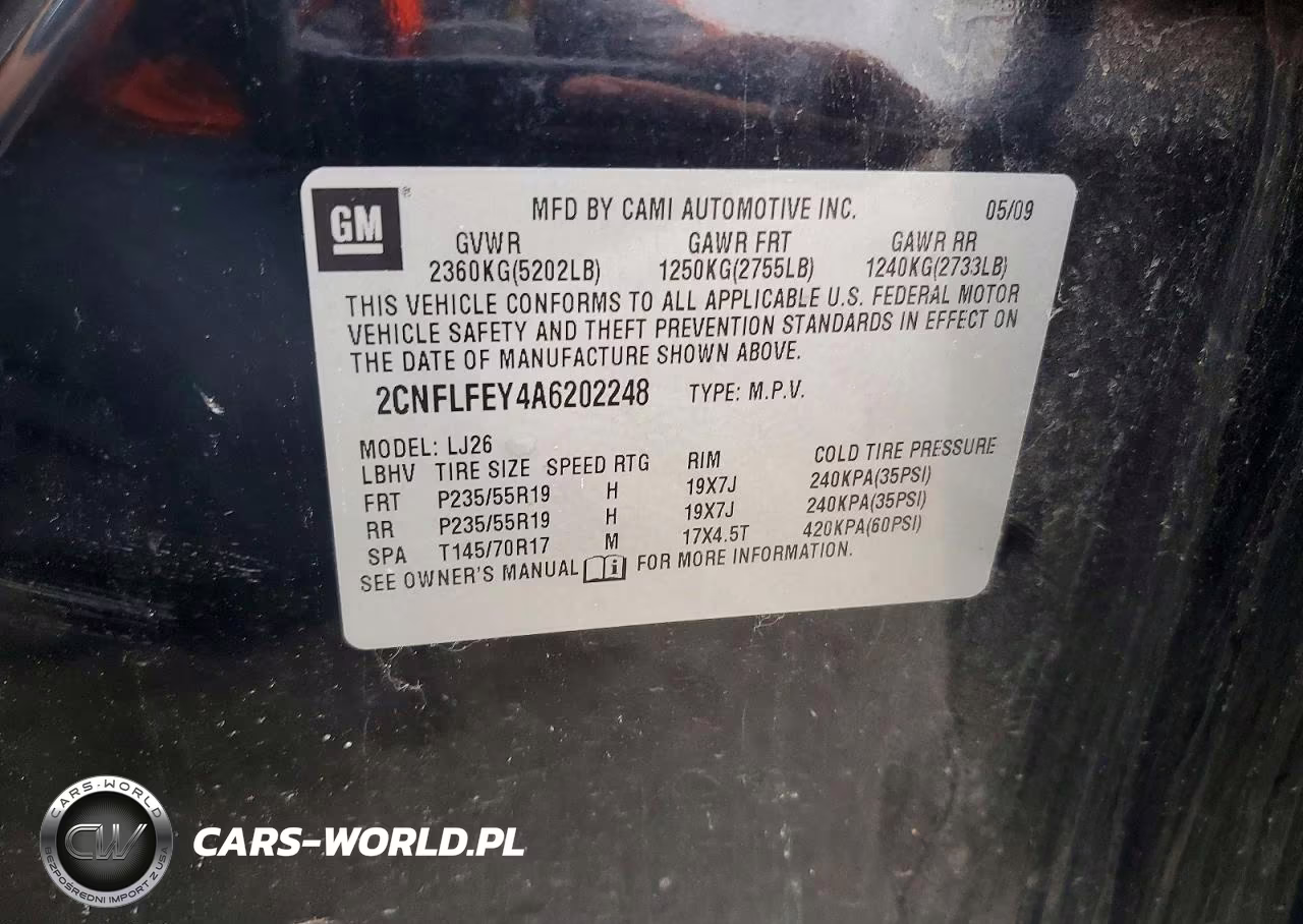 2010 Chevrolet Equinox Ltz VIN:2CNFLFEY4A6202248 - 13