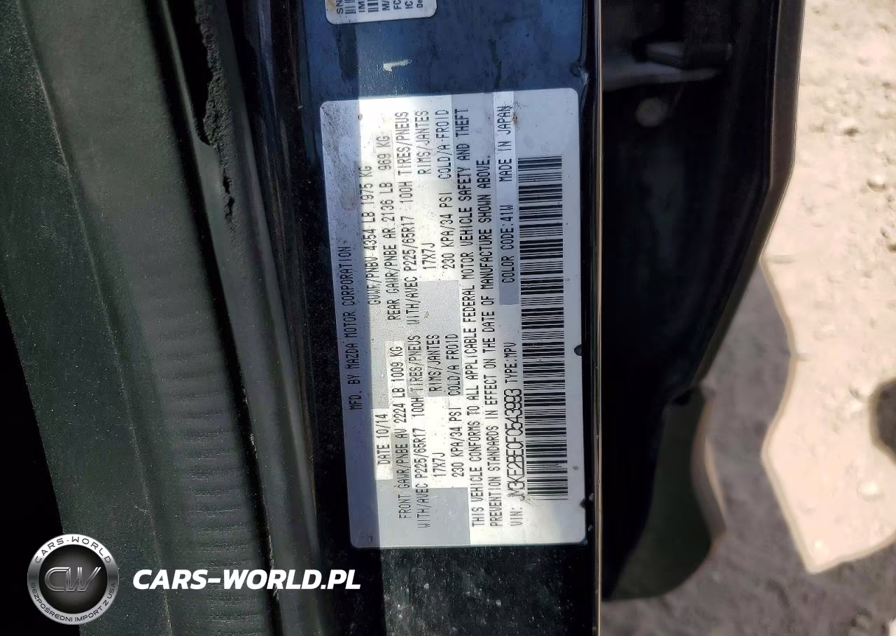 2015 Mazda Cx-5 Sport VIN:JM3KE2BE0F0543993 - 12