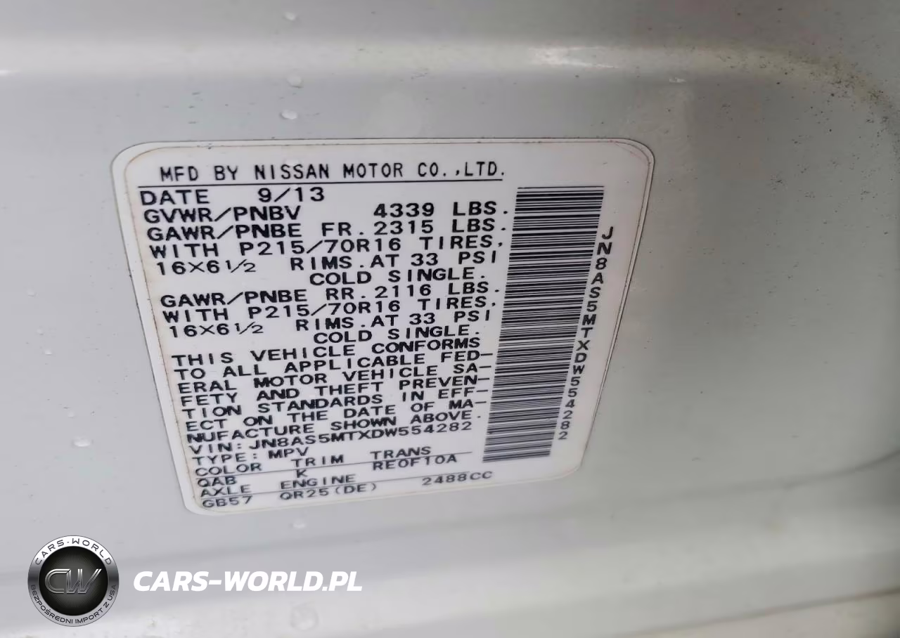 2013 Nissan Rogue S VIN:JN8AS5MTXDW554282 - 12